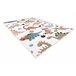 Alfombra FUN Dino para niños dinosaurios 180x270 Crema