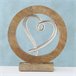 Figura decorativa LORETJA marca BOLTZE Gris/ Madera