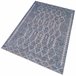 Alfombra De 100 X 150Cm 150x100 Gris Azul