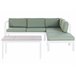 Beliani Conjunto longue MESSINA Verde