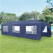 Carpa Pabellón para jardín Wedau metal 900x300 Azul