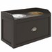 Comedero para Perros MDF, Acero Inoxidable PawHut Marron