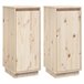 Aparador 2 uds madera maciza 31 Madera