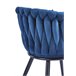 Silla Widny Black Terciopelo Azul