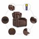 Sillón Reclinable De Masaje Elevable Marron