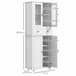 Alacena de Cocina MDF HOMCOM, hogar - cocina Blanco