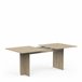 Mesa de Comedor extensible 160cm CLAP Roble