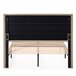 Estructura de cama tapizada Noelia 140x190 Beige