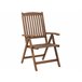 Beliani Conjunto plegable AMANTEA Marron