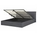 Beliani Cama con almacenaje Poliéster ORBEY 177x212 Gris