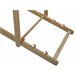 Beliani Tumbona AVELLINO Blanco/ Beige
