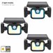 Aktive Aplique solar LED con sensor de movimiento 350 lúmenes Negro