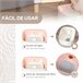 Fuente de Agua para Gatos ABS PawHut Rosa