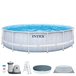 Piscina desmontable circular Chevron Prism Frame INTEX Gris