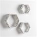 Set de 3 estantes de pared Nuno hexagonales Madera