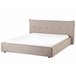 Beliani Cama de agua Lino LESTRE 201x221 Gris