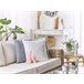 Beliani Cojín decorativo PHLOX Blanco
