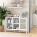 Aparador de Cocina Melamina de Madera HOMCOM Blanco