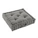 Acomoda Textil – Cojín de Suelo Acolchado con Asa (1 Unidad) 50x50 Gris
