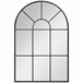 Espejo de Pared Metal, Vidrio HOMCOM, hogar - decoración hogareña 60x2 Negro