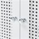 Mueble para debajo del lavabo Karlsøy con puertas MDF Blanco