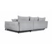 Chaise longue con cama y arcón STOCKHOLM Gris