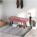 Banco de Cama Poliéster, Espuma HOMCOM Rosa