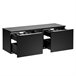 Mueble bajo lavabo 2 nichos Eros Negro