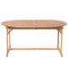 Beliani Conjunto de comedor MAUI Marron