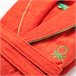 Albornoz benetton 360 gsm 100% algodón Naranja