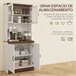 Alacena de Cocina MDF HOMCOM, hogar - cocina Blanco