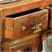 Aparador de madera reciclada maciza estilo vintage 4402181 Marron