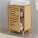 Mueble para debajo del lavabo Iveland con puerta 2 compartimentos Natural