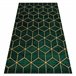 Alfombra EMERALD exclusivo 1014 glamour 160x220 Verde