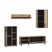 Mueble compacto de TV PORTOPINO 236 cm , roble Madera