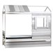 Cajón apto para utilizarlo como cama CABANA Blanco/ Gris