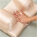 Almohada Cervical Antiarrugas con Funda de Satén Beige