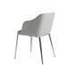 ANGEL CERDA Silla comedor tapizada tela gris Gris
