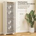 Alacena de Cocina Melamina de Madera, MDF HOMCOM, hogar - cocina Blanco