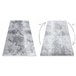 Alfombra MEFE moderna 2783 Mármol Structural dos niveles 160x220 Gris