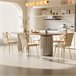 2 piezas, silla de comedor, silla de cocina, silla de salón Crema