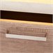 Vitrina alta 2 puertas y un cajón VERONA Blanco/ Madera