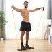 Tabla de Flexiones Push-Up con Bandas de Resistencia y Guía de Ejercicios Negro