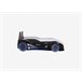 Cama coche 90x190cm POLICE con mando incluido Blanco/ Negro