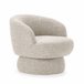 Sillón decorativo rotativo DALI color beige Beige