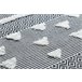 Alfombra ECO sisal BOHO MOROC Geométrico 22321 franjas 175x270 Gris