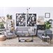 Beliani Funda para sillón BERNES Gris