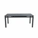 Mesa extensible de jardín ORION gris oscuro Gris Oscuro
