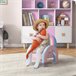 Sillón Infantil Tablero Multicapa, MDF, Espuma, Poliéster ZONEKIZ Rosa