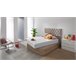 Colchón PEGASUS 8K BULTEX de material celular + canapé gratis Pikolin color wengué 
